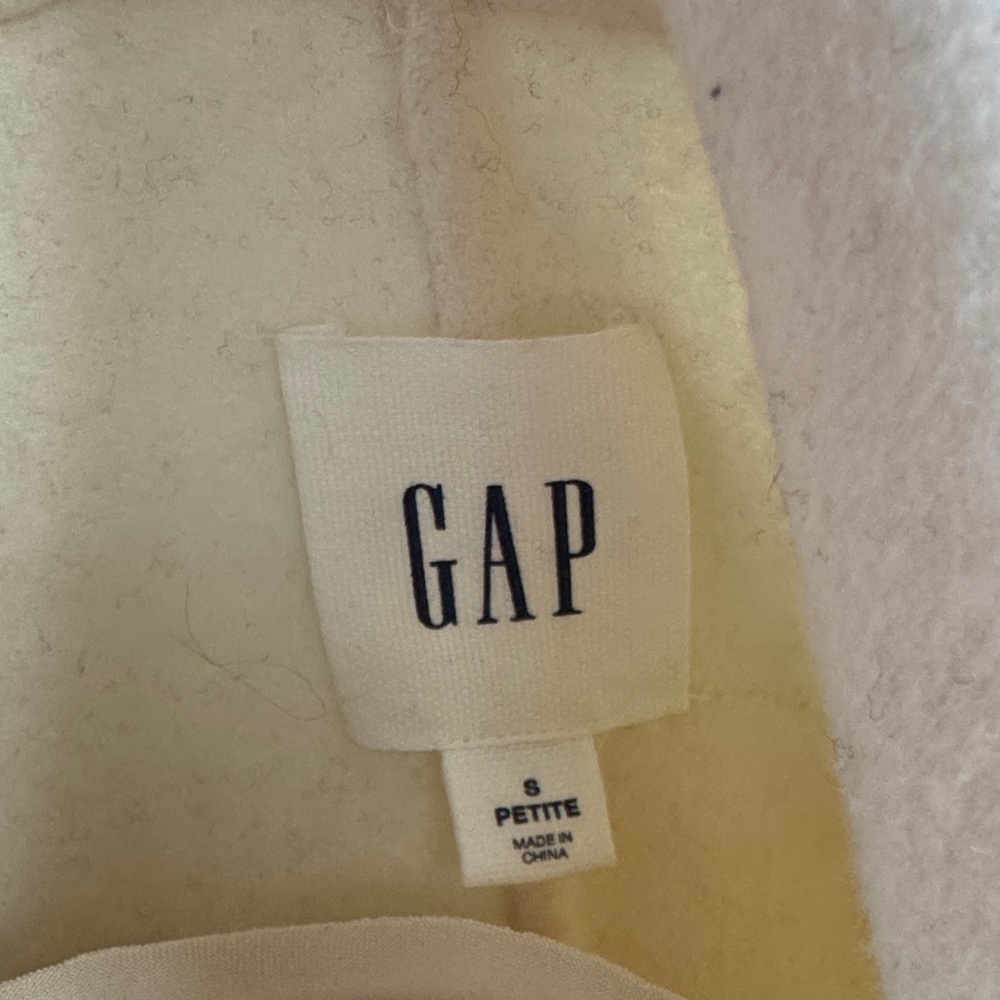 GAP Women's Cream Wool Trench Coat - Picture 2 of 13